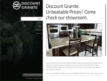 Tablet Screenshot of discountgranite.ca